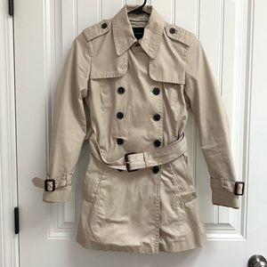 Banana Republic Trench Coat XS Petite